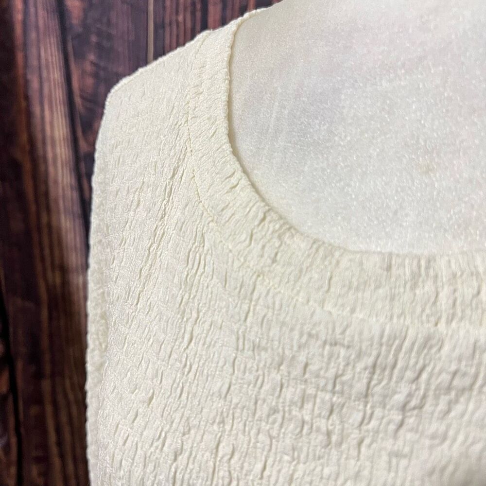 Free People NWT Small Women's White Marni Tiered Tunic Blouse Top - Picture 4 of 11
